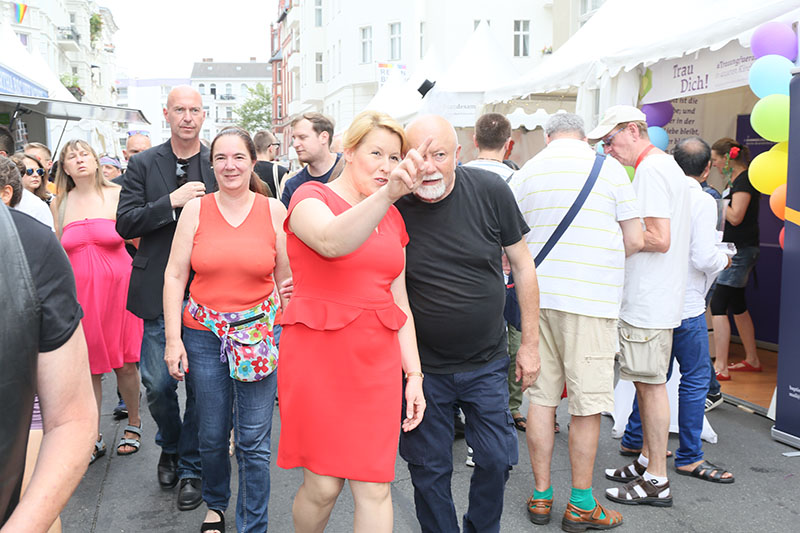 Stadtfest-Rundgang Dr. Franziska Giffey