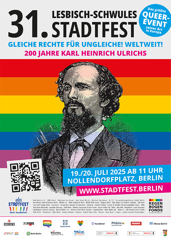 plakat gross - Lesbisch-schwules Stadtfest 2019: Gleiche Rechte für Ungleiche!