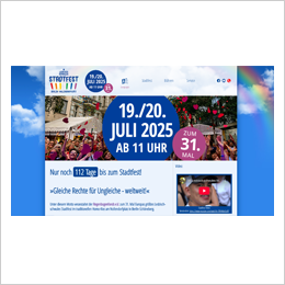 Stadtfest Berlin - Webseite